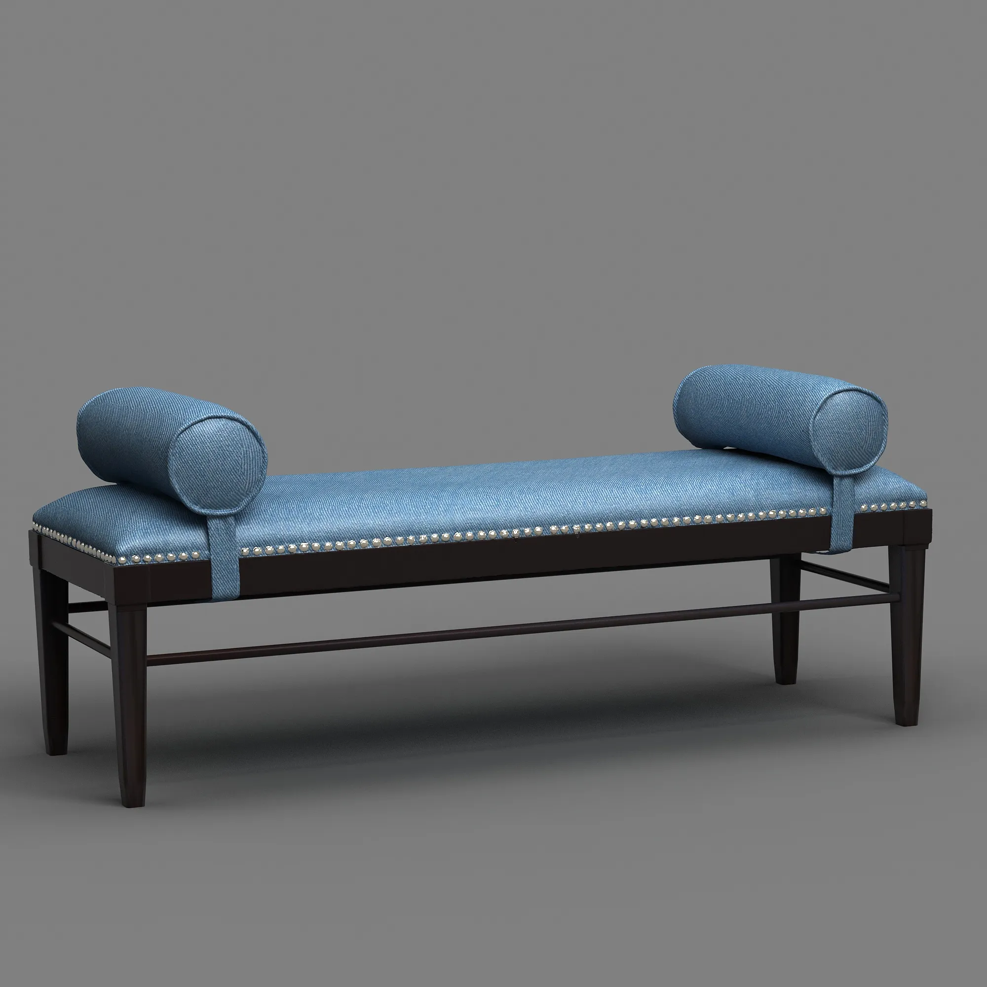 Footstool 3D Model .c4d .max .obj .3ds .fbx .stl .blend 