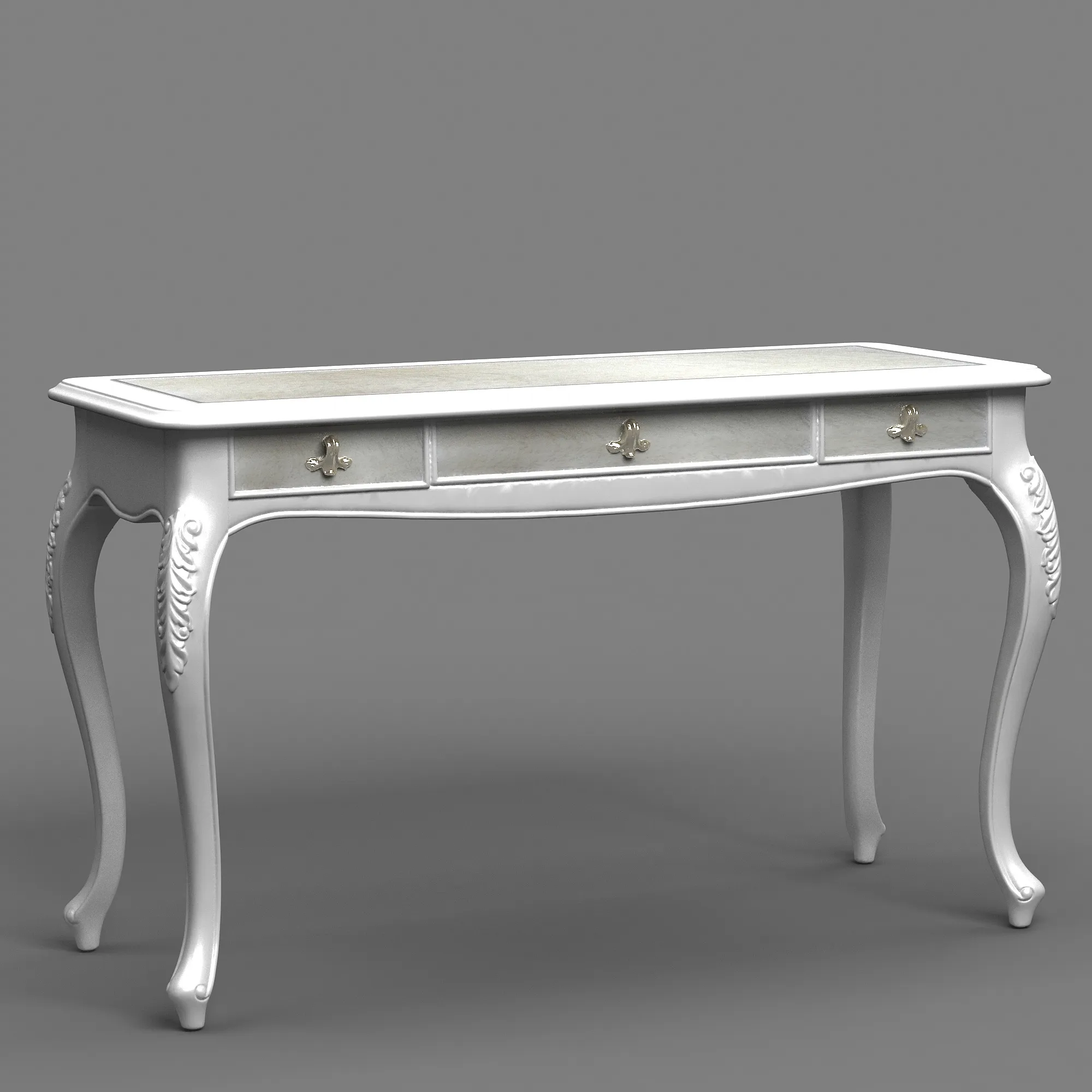 Dressing table 3D Model .c4d .max .obj .3ds .fbx .stl .blend 