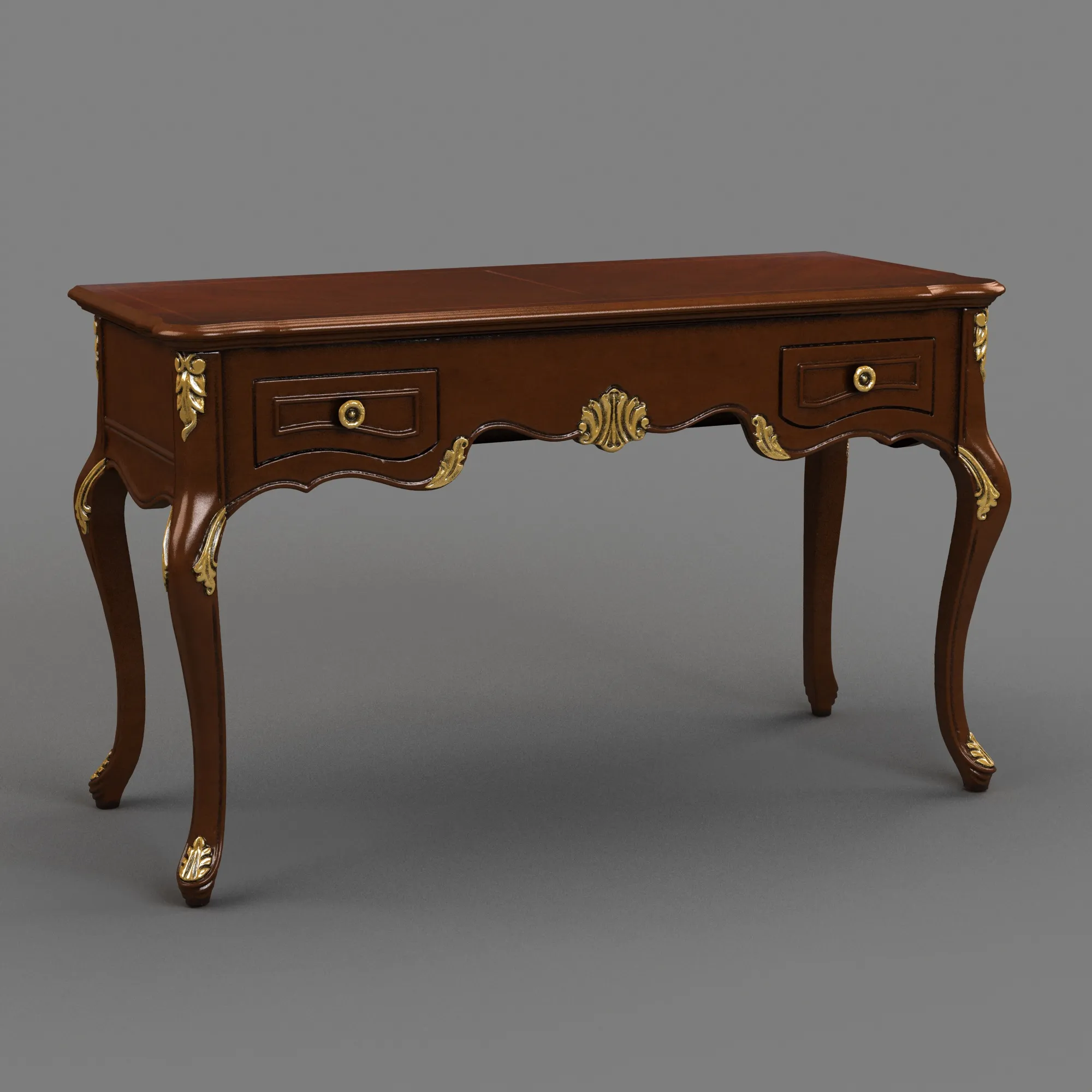 Dressing table 3D Model .c4d .max .obj .3ds .fbx .stl .blend 