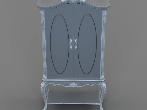 Wine cabinet 3D Model