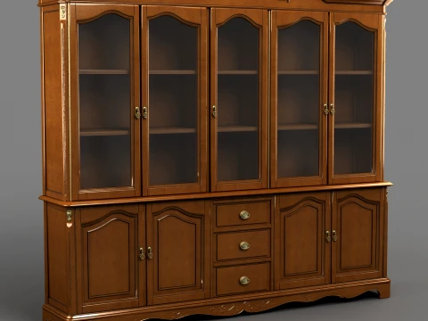 Bookcase 3D Model