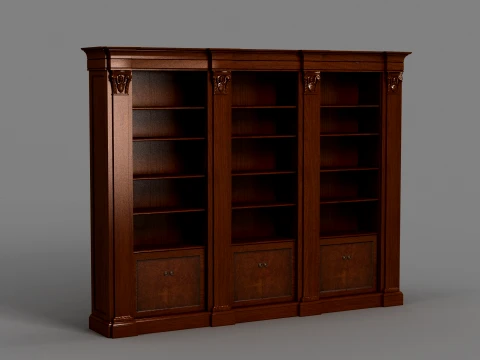 Bookcase Modelo 3D