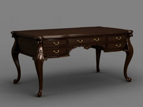 Writing desk Modello 3D
