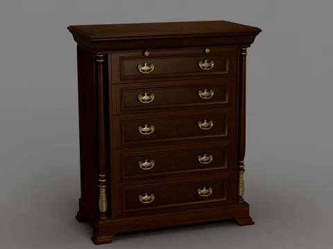 Chest of drawers 3D Modell