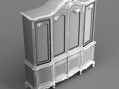 Bookcase 3D Model