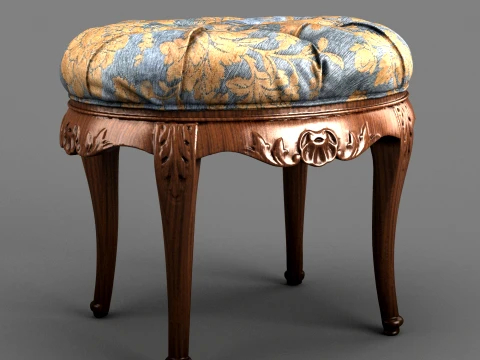 Dressing Stool 3D 모델