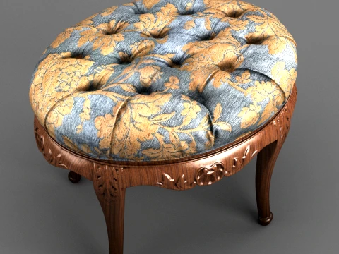 Dressing Stool 3D Model