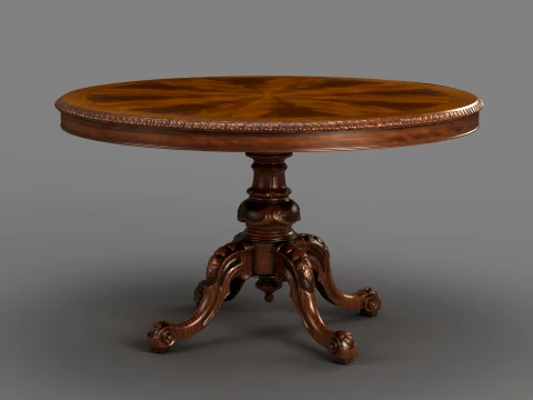 Dining table Modello 3D