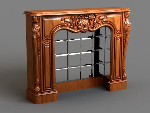 Fireplace Model 3D
