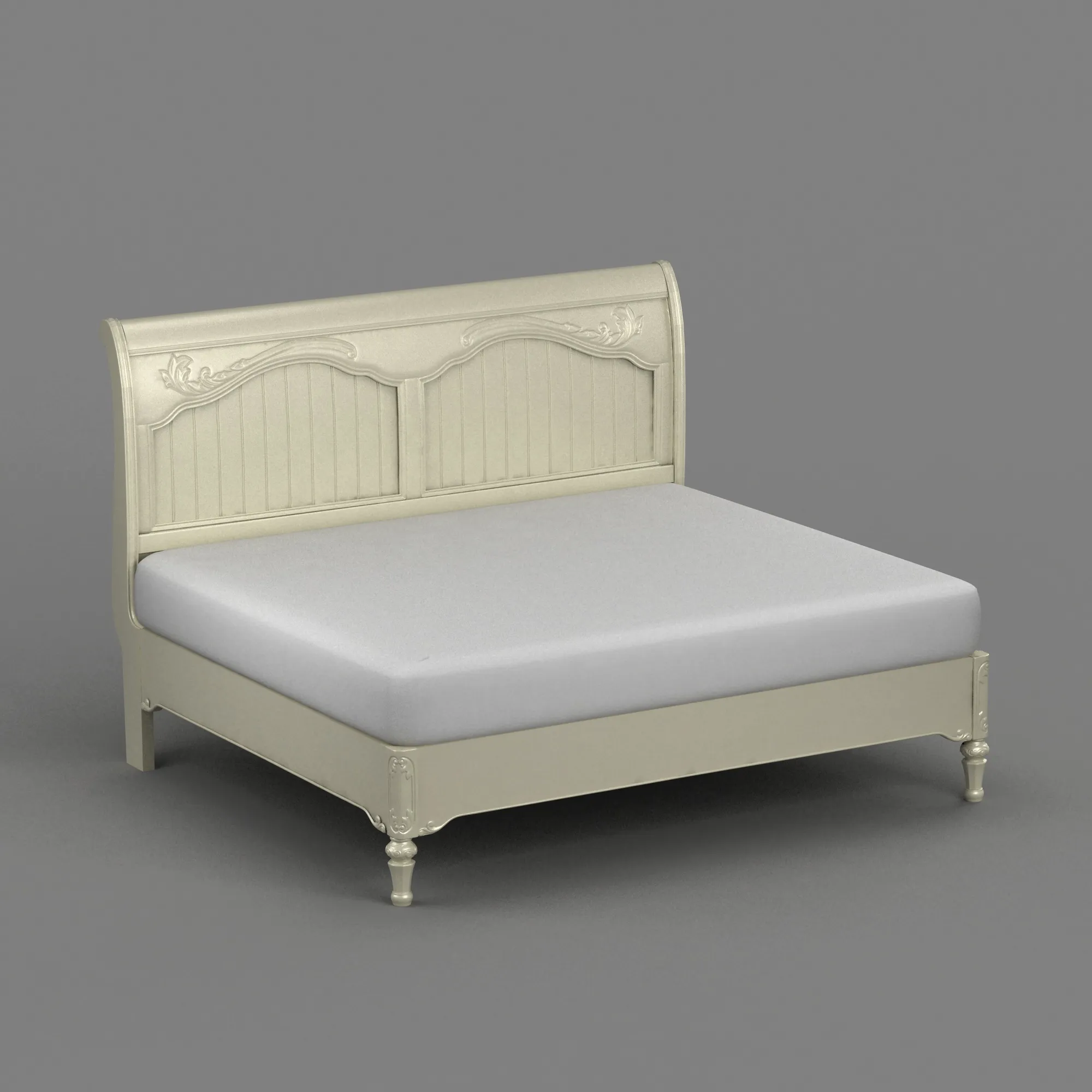 Bed 3D Model .c4d .max .obj .3ds .fbx .stl .blend 