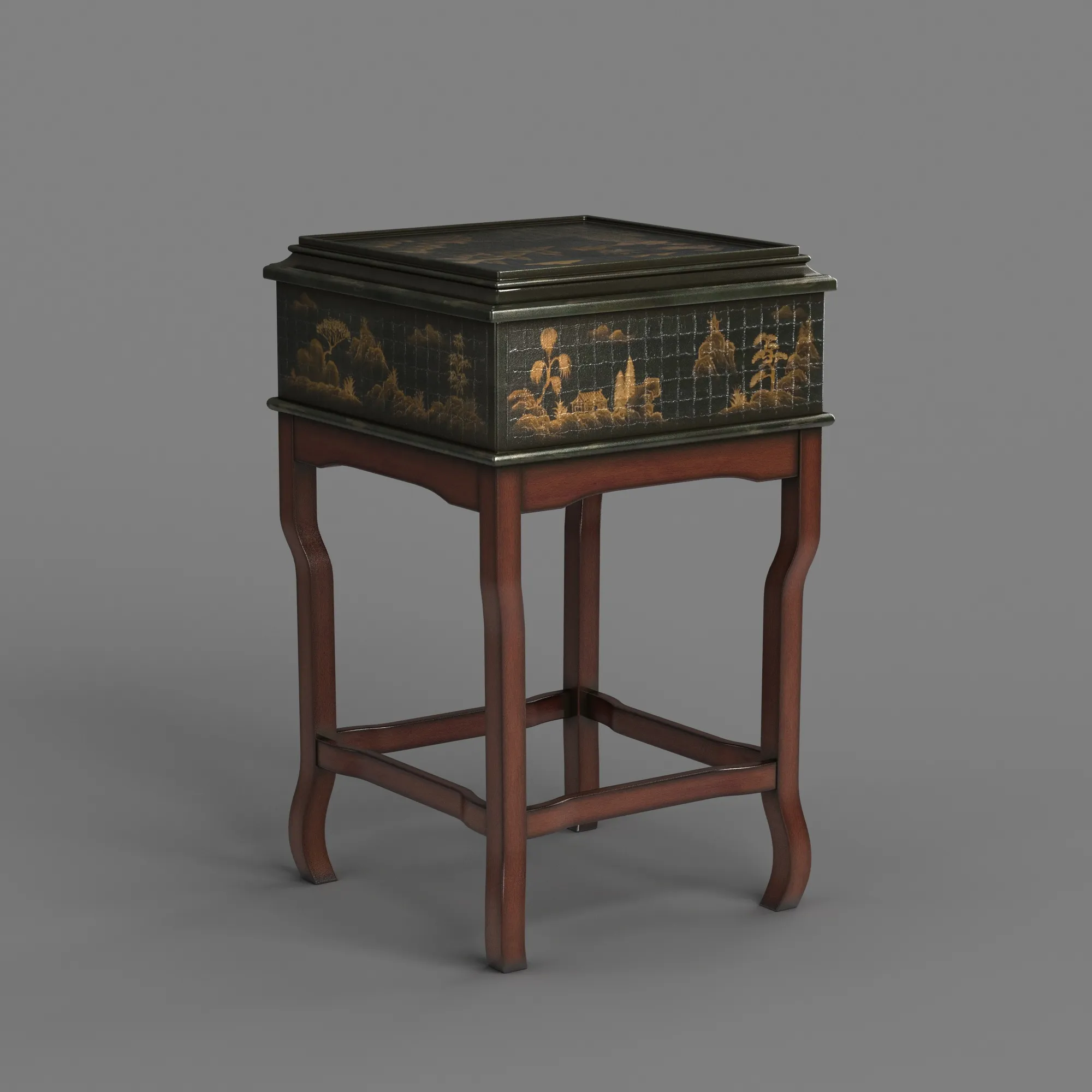 Coffee table 3D Model .c4d .max .obj .3ds .fbx .stl .blend 