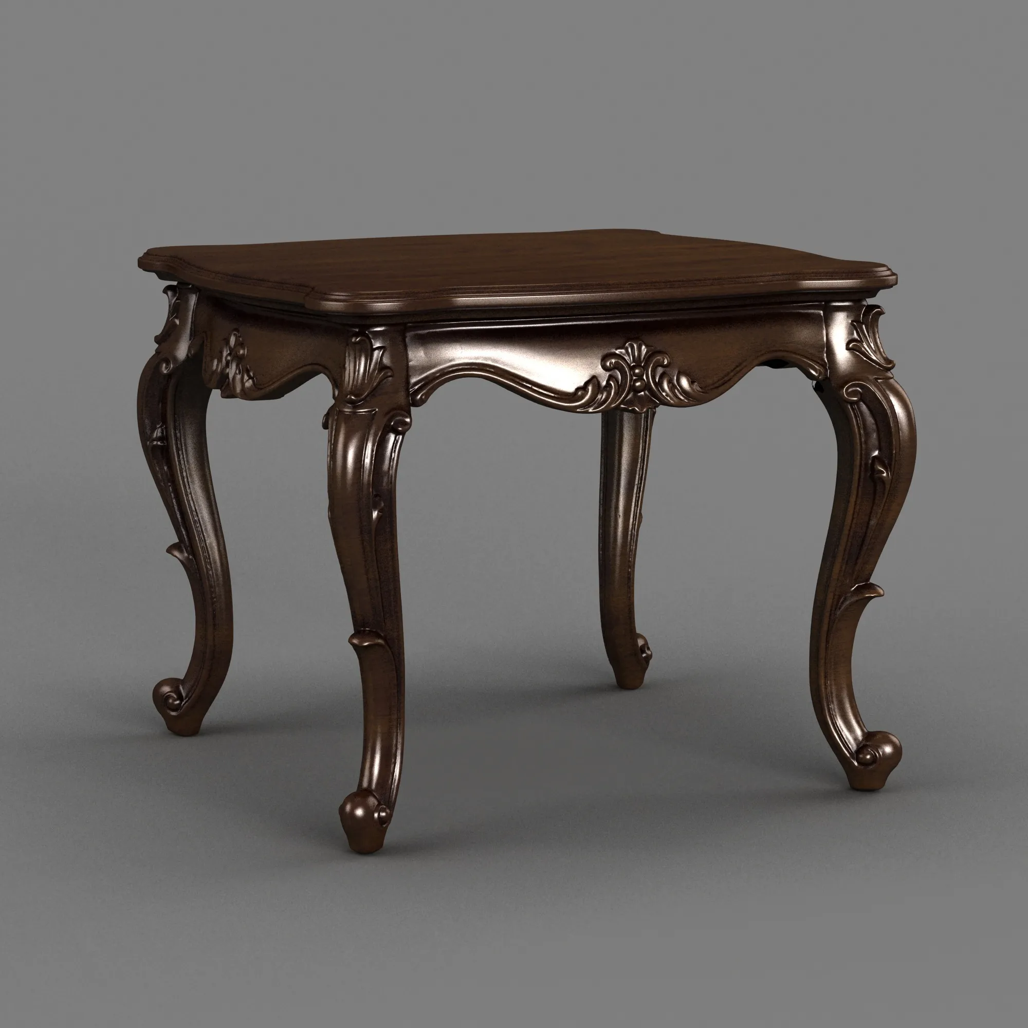Coffee table 3D Model .c4d .max .obj .3ds .fbx .stl .blend 