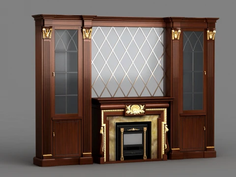 Bookcase 3D Model