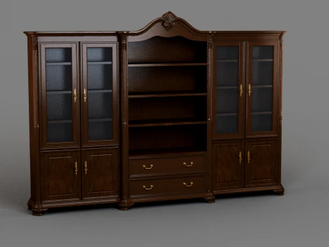 Bookcase 3D Model