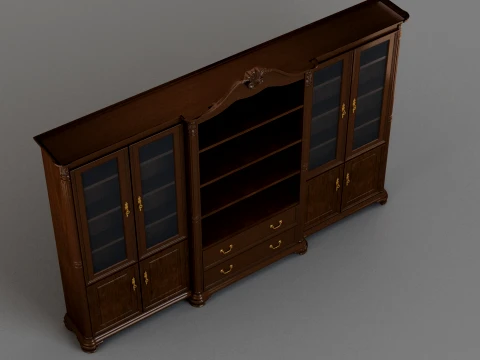 Bookcase 3D Model
