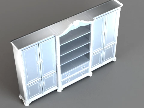 Bookcase 3D Model