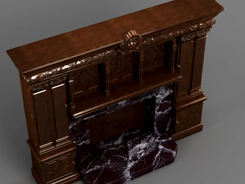 Fireplace 3D 모델