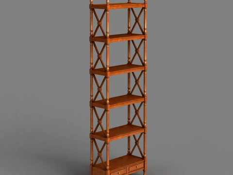 Bookshelf 3D Model