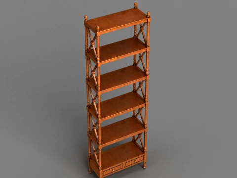 Bookshelf 3D Model
