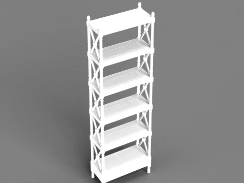 Bookshelf 3D Model