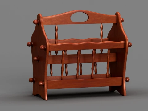 Bookshelf 3D Model
