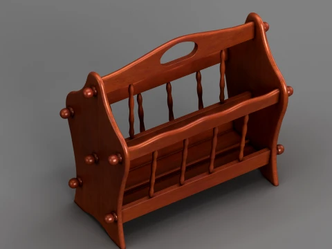 Bookshelf 3D Model