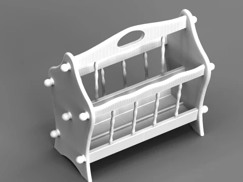 Bookshelf 3D Model