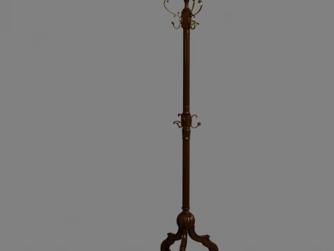 Coat rack 3D Model