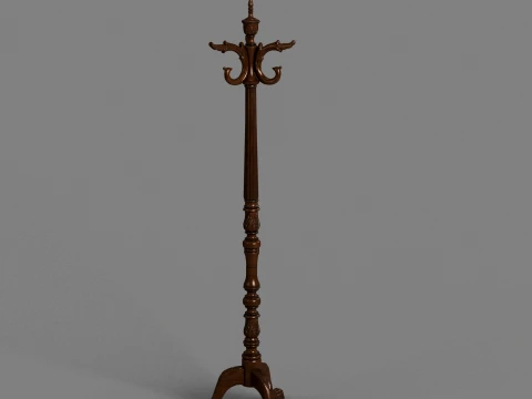 Coat rack 3D Model