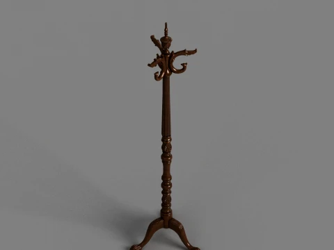 Coat rack 3D Model