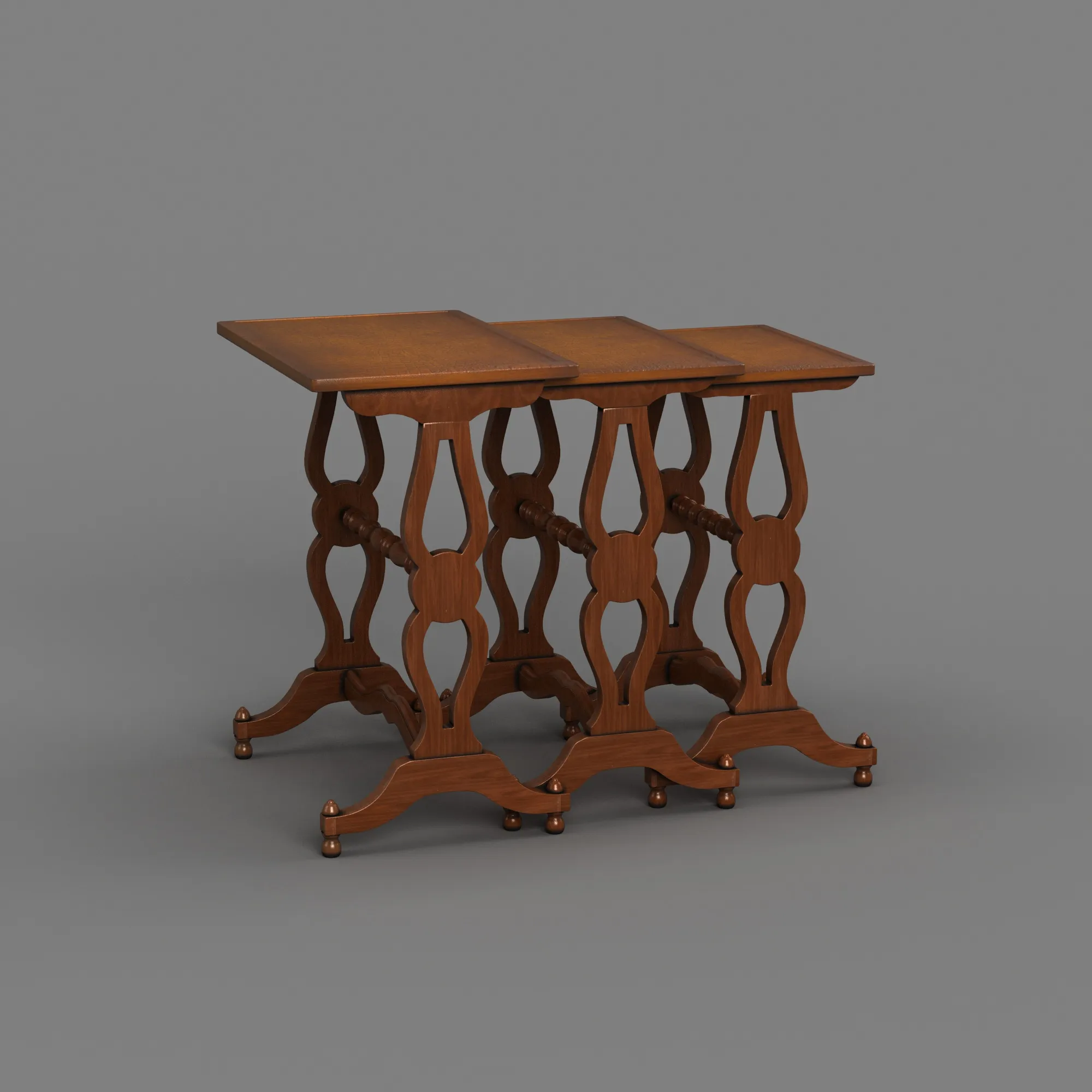 Coffee table 3D Model .c4d .max .obj .3ds .fbx .stl .blend 