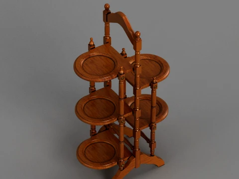 Bookshelf 3D Model