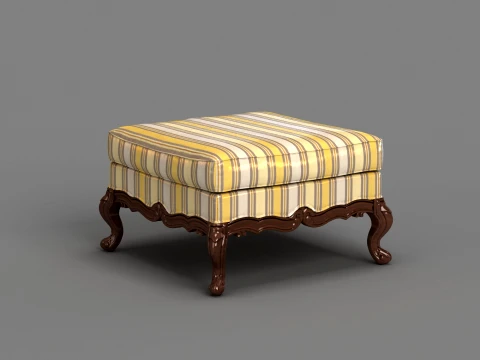 Footstool 3D Модель