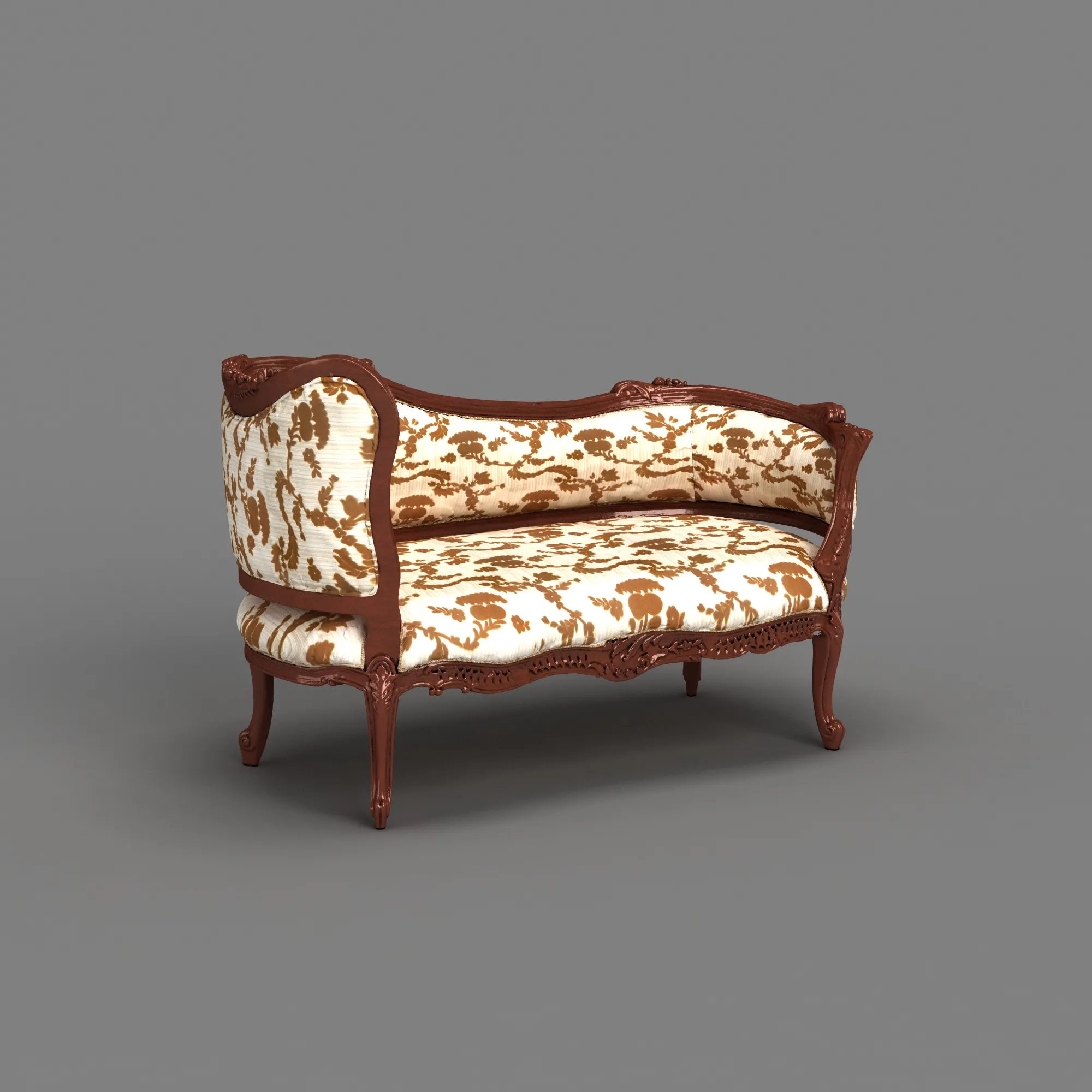 Chaise Longue 3D Model .c4d .max .obj .3ds .fbx .stl .blend 