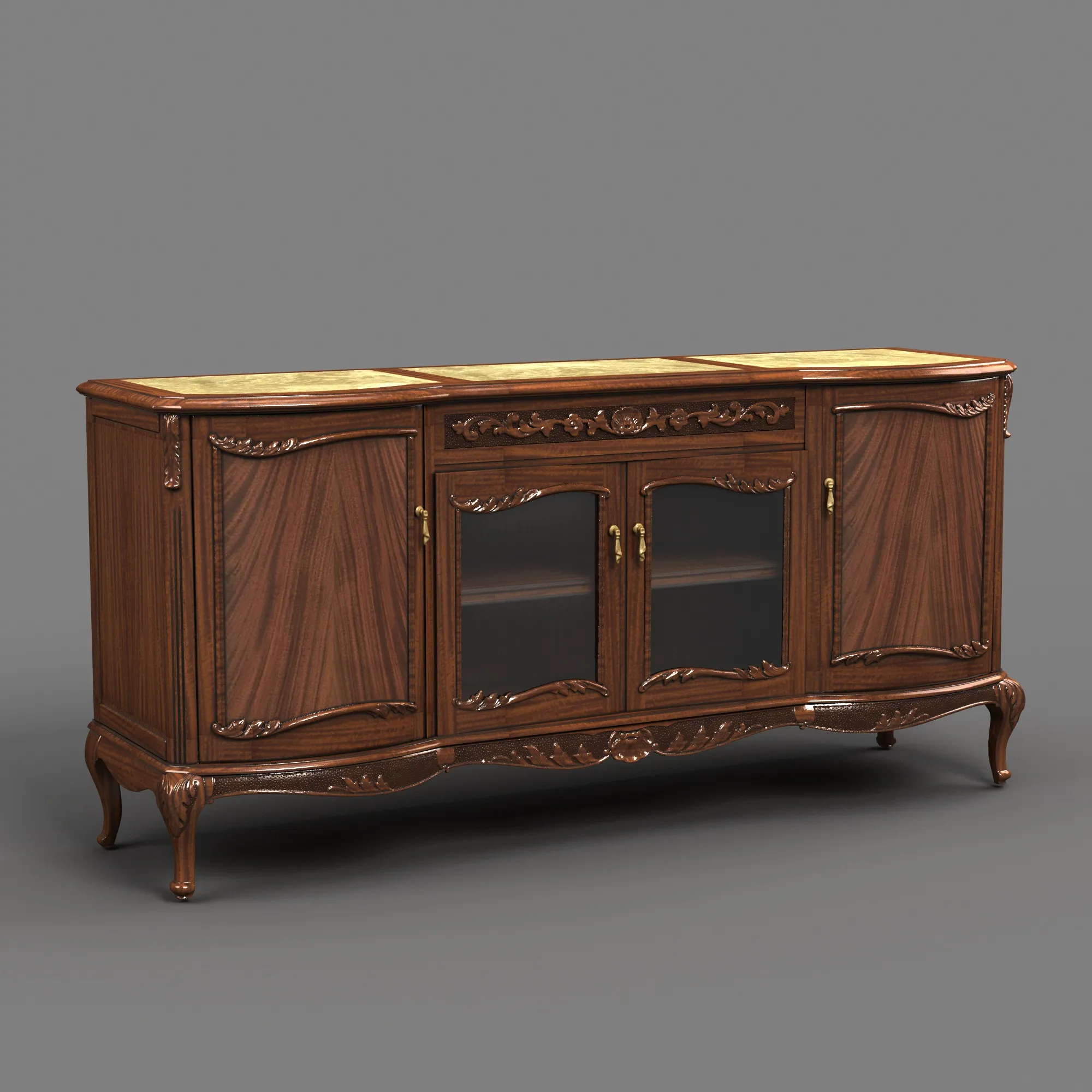 Dining table 3D Model .c4d .max .obj .3ds .fbx .stl .blend 