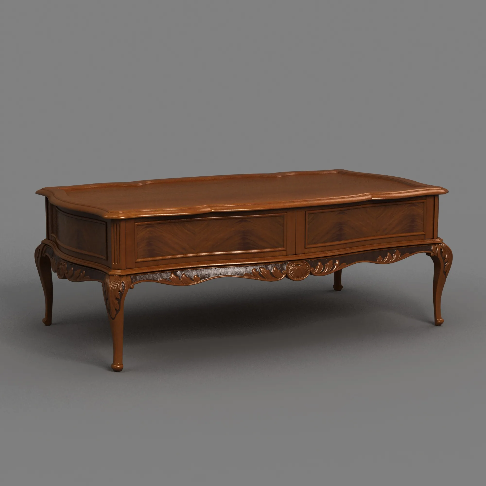 Coffee table 3D Model .c4d .max .obj .3ds .fbx .stl .blend 