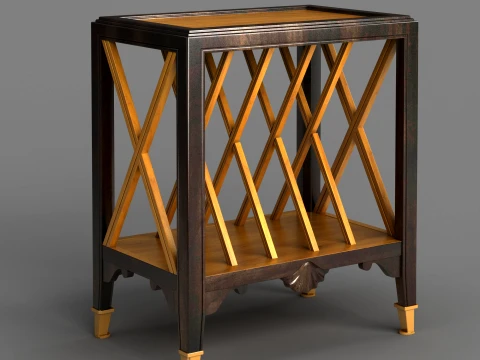 Magazine rack Modello 3D