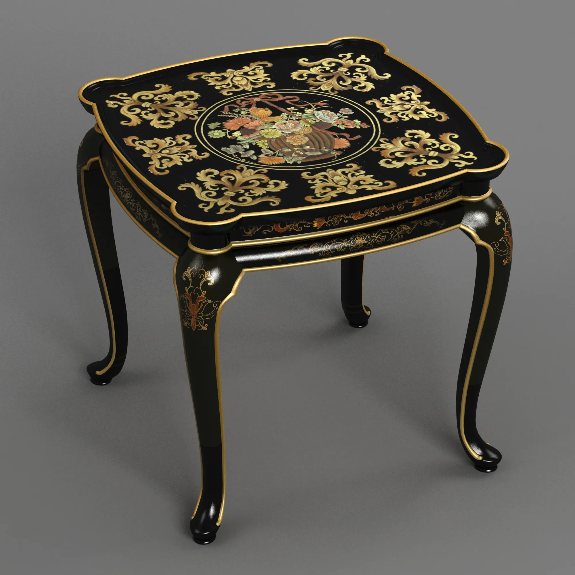 Side table 3D Model .c4d .max .obj .3ds .fbx .stl .blend 