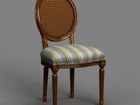 Rattan chair 3Dモデル