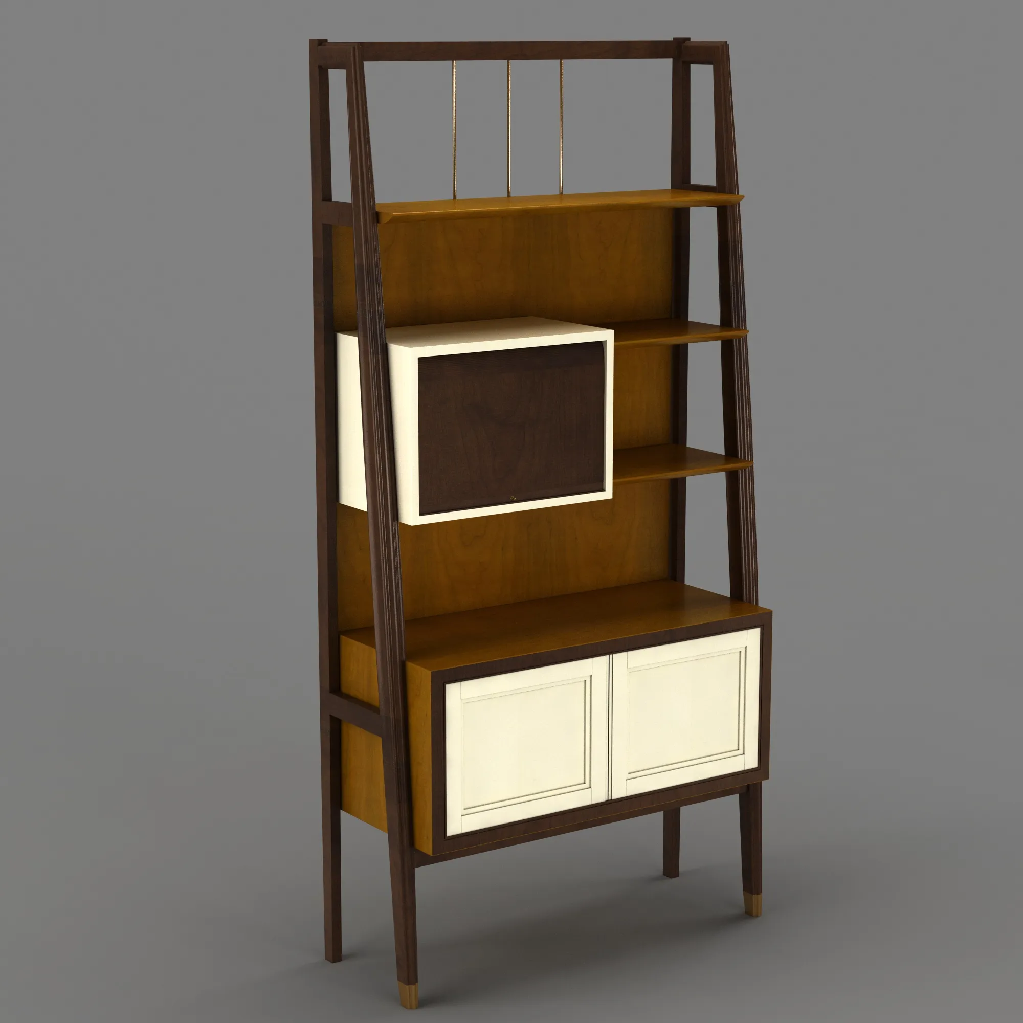 Modular cabinet 3D Model .c4d .max .obj .3ds .fbx .stl .blend 