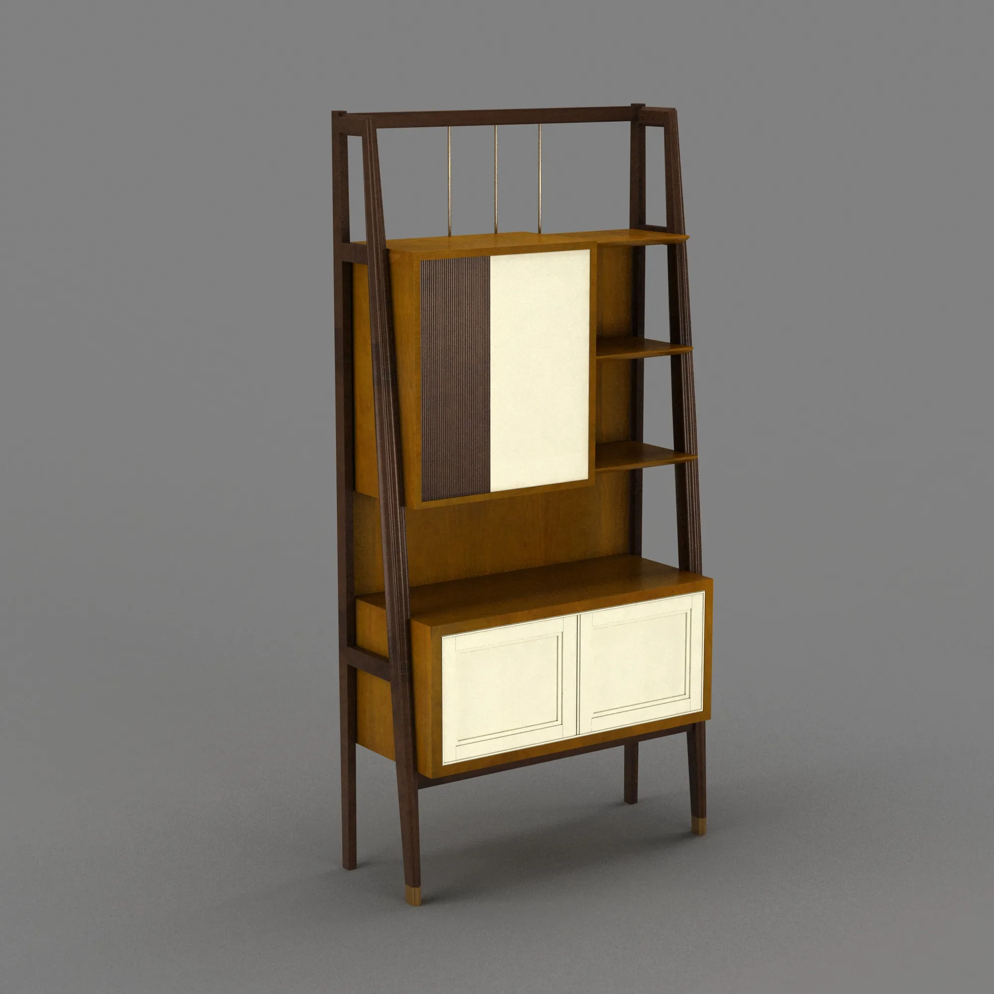 Modular cabinet 3D Model .c4d .max .obj .3ds .fbx .stl .blend 