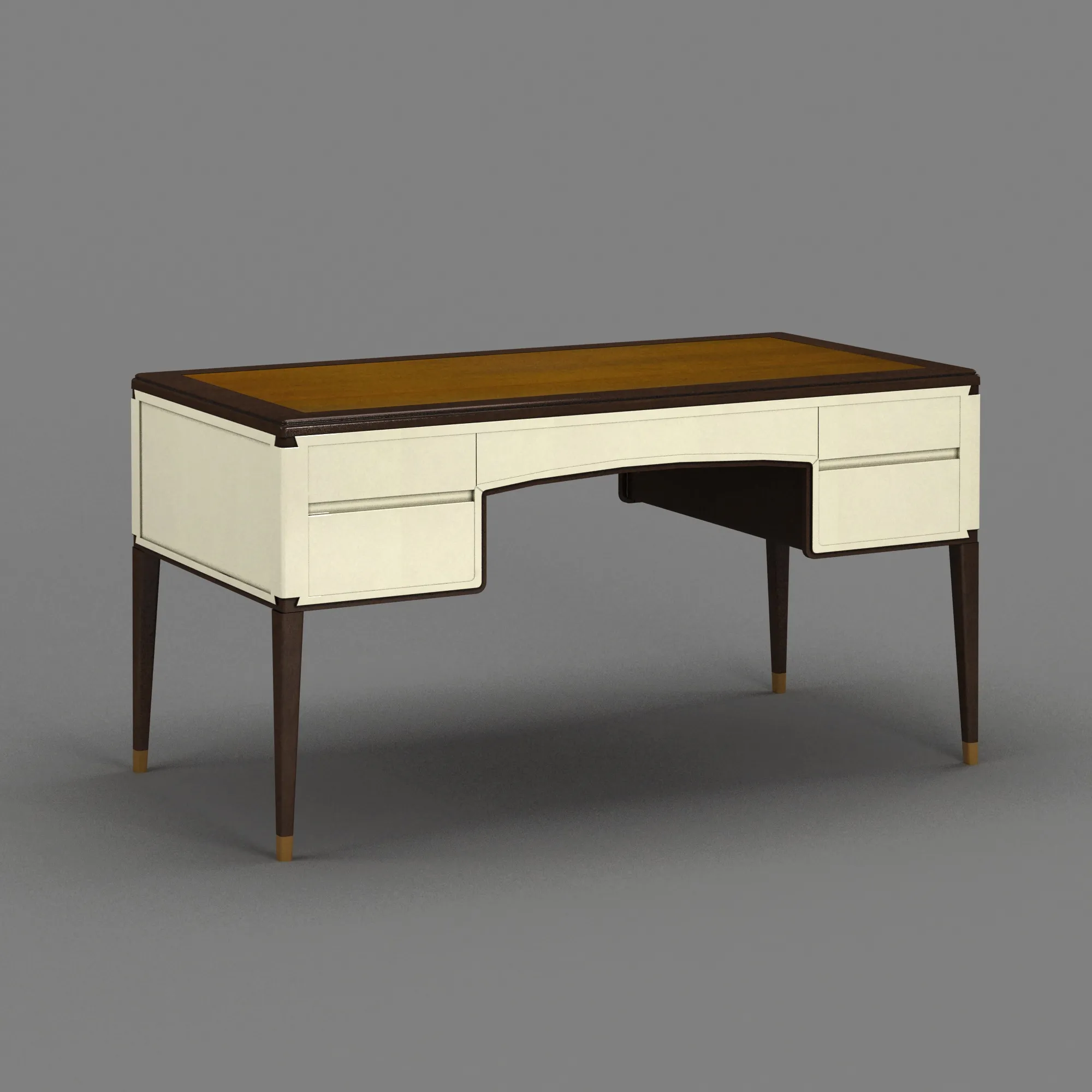 Writing desk 3D Model .c4d .max .obj .3ds .fbx .stl .blend 