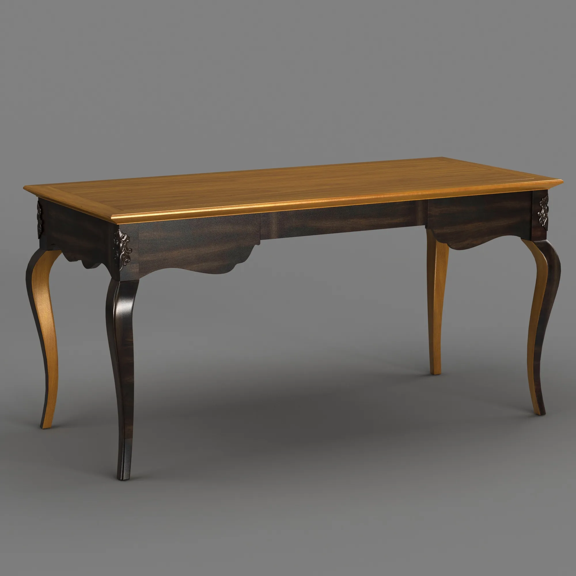Writing desk 3D Model .c4d .max .obj .3ds .fbx .stl .blend 