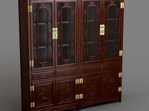 Bookcase Modèle 3D