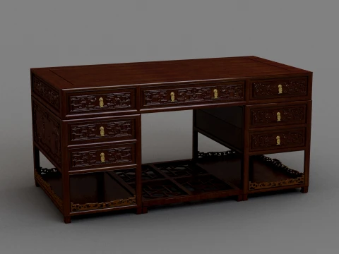 Writing desk 3D Model