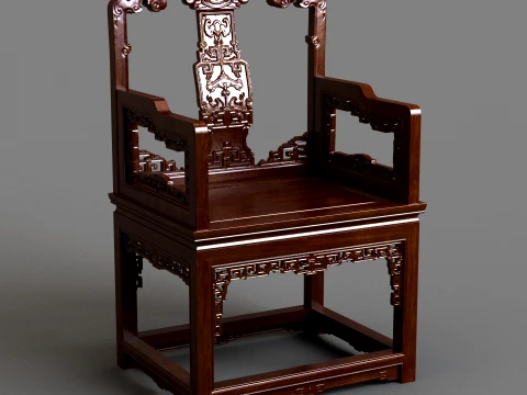 Writing chair Modèle 3D