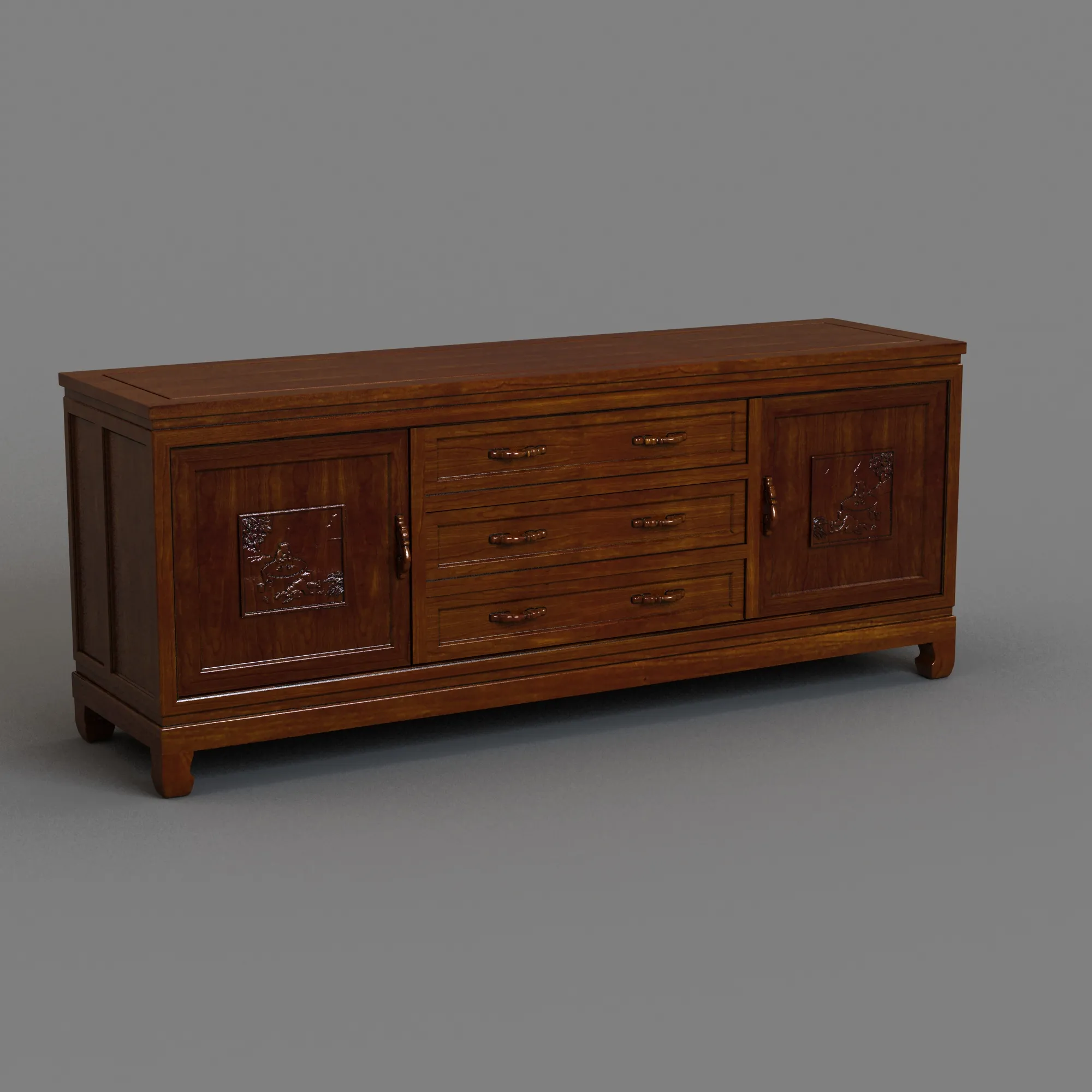 Base cabinet 3D Model .c4d .max .obj .3ds .fbx .stl .blend 