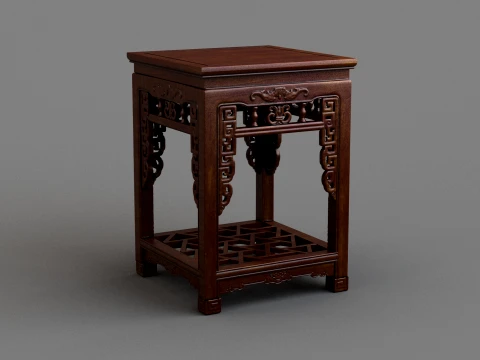Square table 3Dモデル