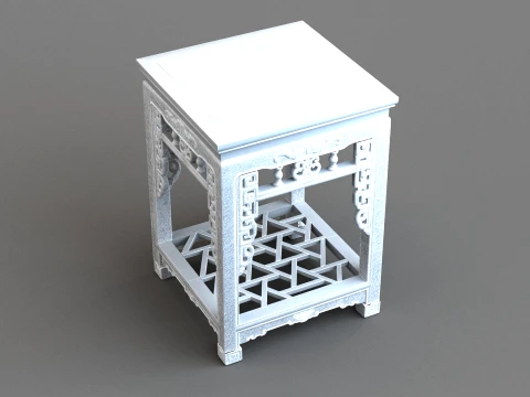Square table 3D Model