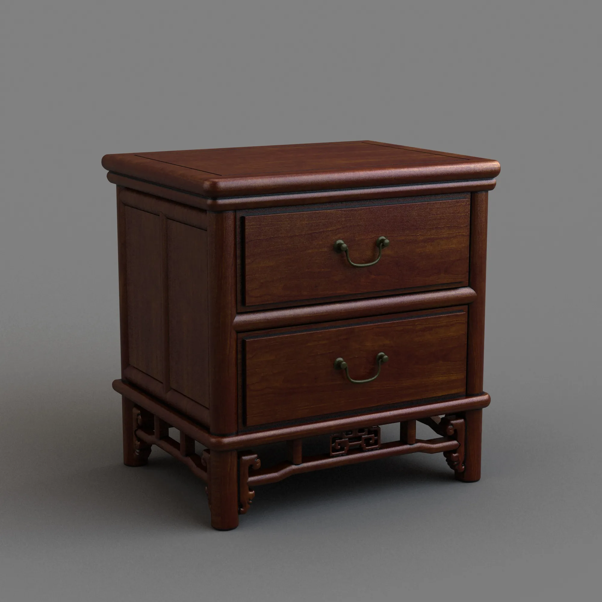 Nightstand 3D Model .c4d .max .obj .3ds .fbx .stl .blend 
